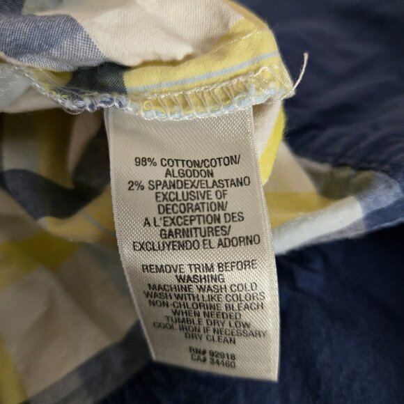 Juicy Couture Yellow and Blue Plaid Mini Halter Dress S - Picture 9 of 9